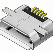 Гнезда micro-USB на плату угловые — Изображение 1
