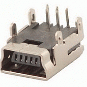 Гнезда mini-USB на плату угловые — Изображение 1
